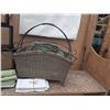 Image 7 : Decorative Basket Lot With Jubilee Plates and Linens