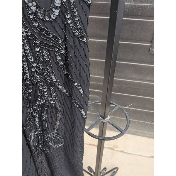 Silk Dress XS/Small and 6ft Scroll Coat Rack