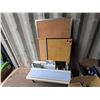 Image 1 : Cork Boards, Pleated Shade, and Books Lot