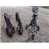 Image 1 : Golf Caddies With Stands and Themed Items