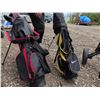 Image 2 : Golf Caddies With Stands and Themed Items