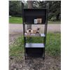 Image 1 : Black Shelf 24x9.5x65 Inches