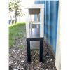 Image 3 : Two-Tone Three-Tier Wood Shelving Unit