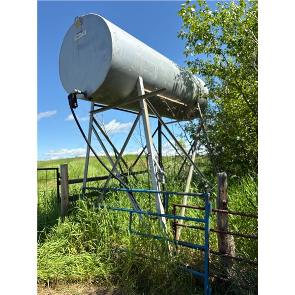 1000-gal fuel tank, located North side of the yard, any fuel must be transferred to buyers tank