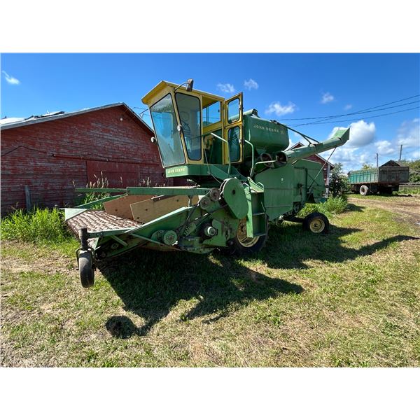 JD 95 Combine, good pick up, chopper, operational, always shedded.