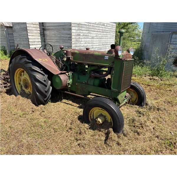JD AR on rubber, 7 ft. 3pt sickle mower #JDS, SN.266247