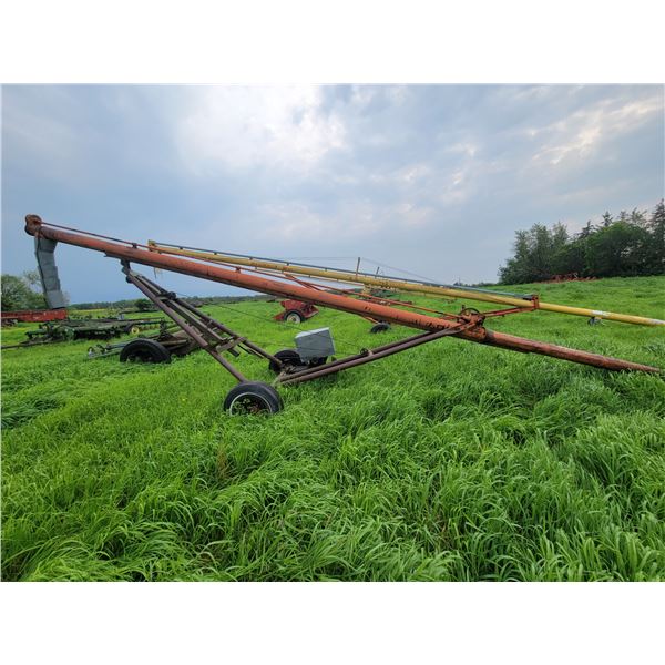 6 inch. Auger c/w Wisconsin motor