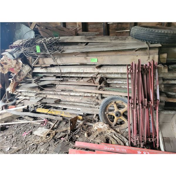 Qty of birch wood slabs