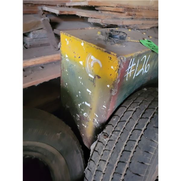 Rectangular fuel tank, approx. 64 in. x 20 in.