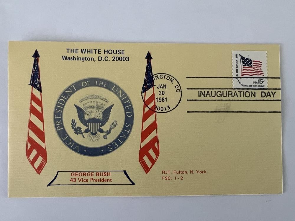 George Bush 43d Vice President Commemorative FDC