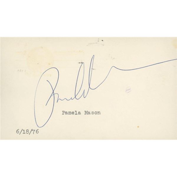 Lady Possessed Pamela Mason original signature