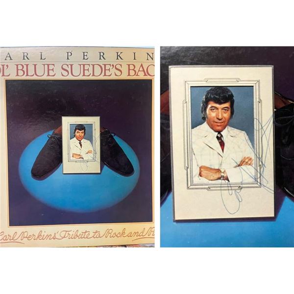Carl Perkins signed album