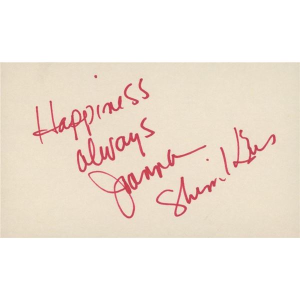 The Lost Man Joanna Shimkus original signature