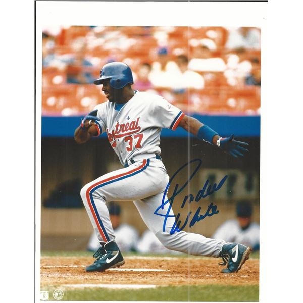 MLB Star Rondell  White signed photo