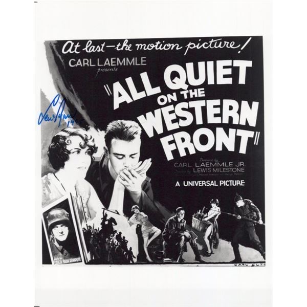 All Quiet On The Western Front Lew Ayres Signed Photo