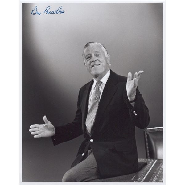 Watergate Washington Post Editor Ben Bradlee Signed Photo