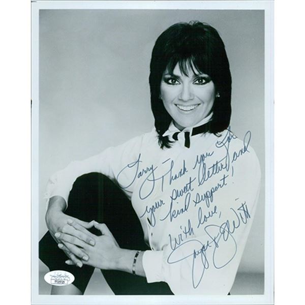 Threes Company Joyce DeWitt Signed Photo JSA