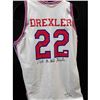 Image 1 : Houston Cougars Clyde Drexler Signed Jersey