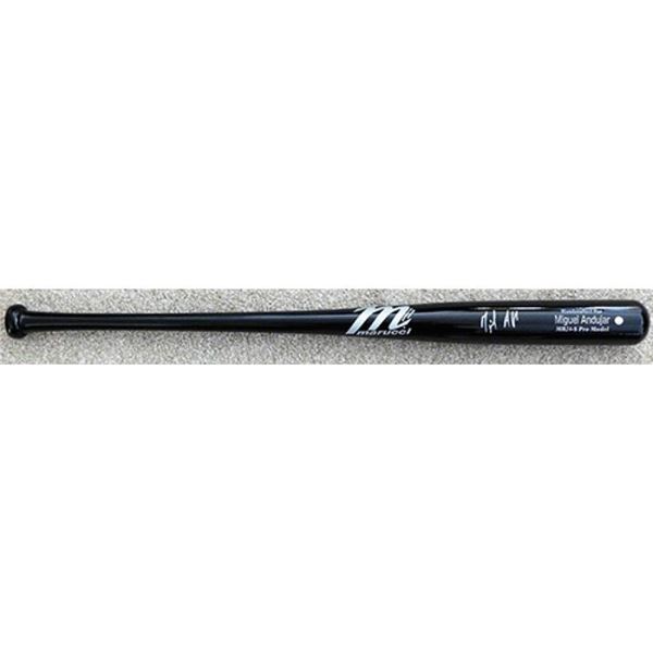 New York Yankees Miguel Andujar Signed  Bat Steiner Authenticated