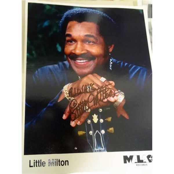 Little Milton signed photo