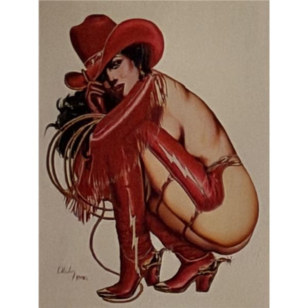 Artist Olivia DeBerardinis Pin Up 1992 Collector Card