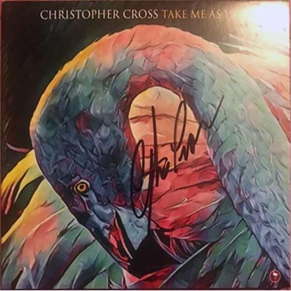 Christopher Cross Take Me As I Am signed CD