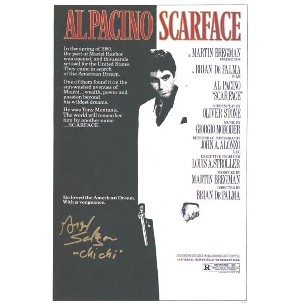 Scarface Angel Salazar Signed Photo