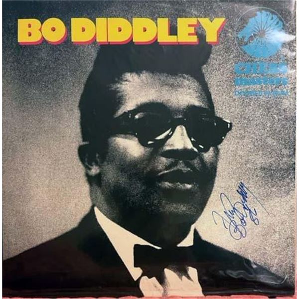 Bo Diddley signed album