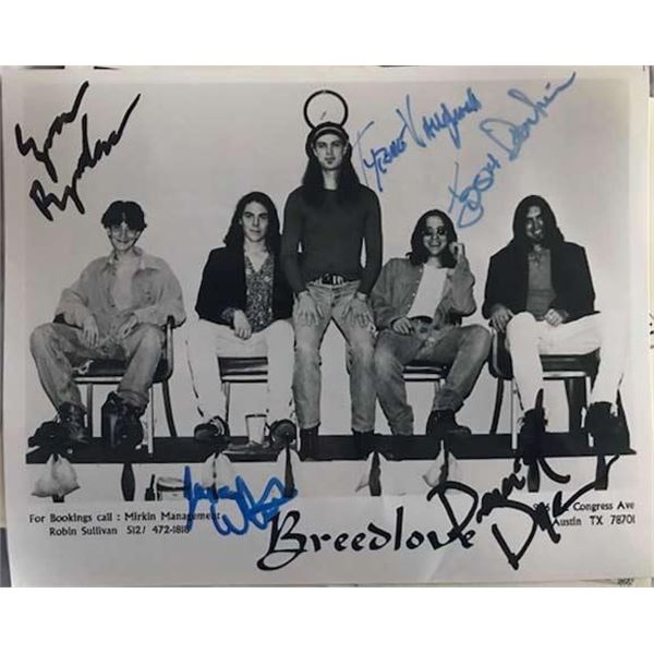 Breedlove band signed photo
