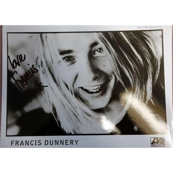 Francis Dunnery signed photo