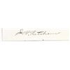 Image 1 : J.H. Ketcham Signed Civil War Signature Cut