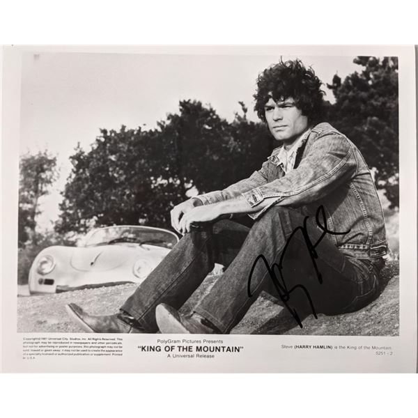 King of the Mountain Harry Hamlin signed movie photo