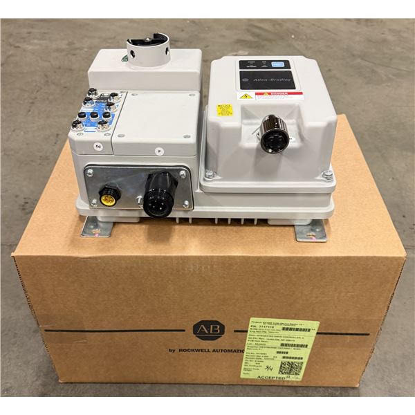 (2) Allen Bradley #281E-F12Z-10A-RRG ArmorStart Combination Starters/Base