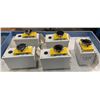Image 1 : (5) Allen Bradley #800P-F2CAV Palm Operated Cycle Starts w/E-Stop ECS-4142
