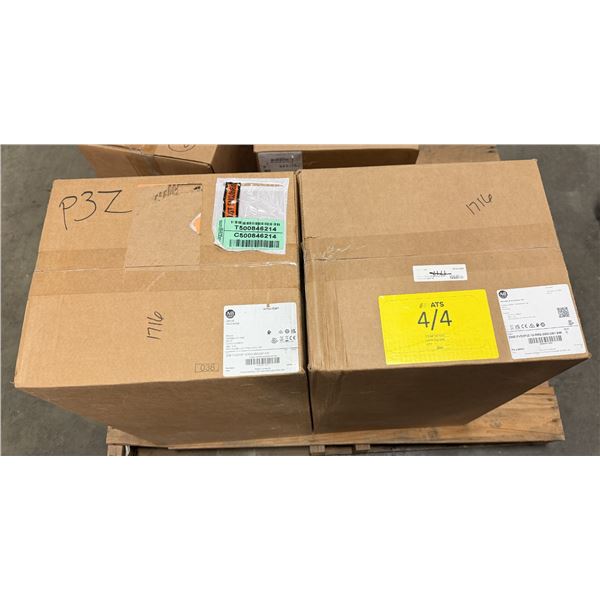 (2) Allen Bradley #284E-FVD2P3Z-10-RRG-SBG-DB1-EMI ArmorStart Drives