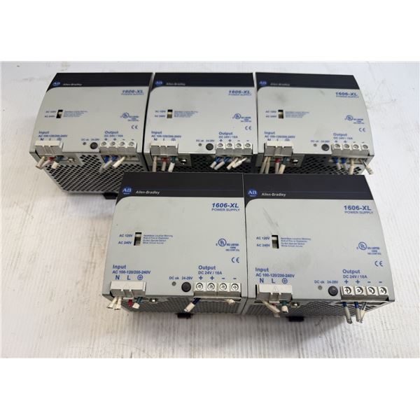 (5) Allen-Bradley #1606-XL240E Power Supplies