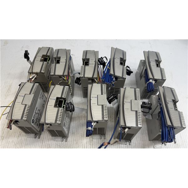Lot of (10) Allen-Bradley #1762-IQ16 Modules