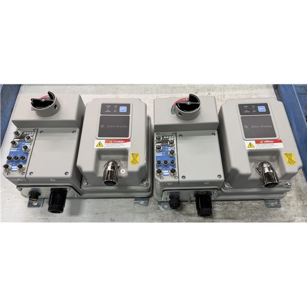 (2) Allen Bradley #281E-F12Z-10B-RRG Armor Start Control Modules
