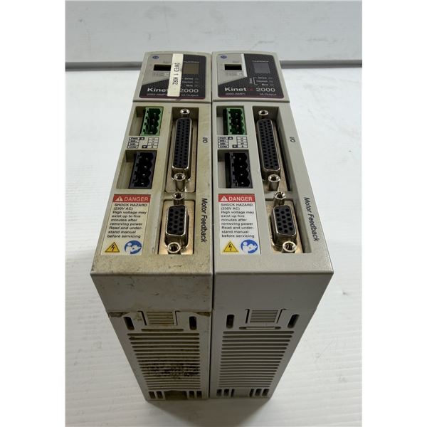 (2) Allen-Bradley #2093-AMP1 Modules (Plastic Casings Are Rough)