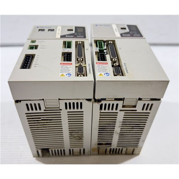 Lot of (2) Allen-Bradley #2093-AM02 & #2093-AC05-MP1 Modules (Plastic Casings Are Rough)