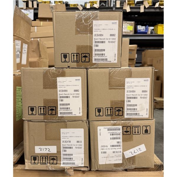 (5) Rexroth #R914500437 / MS2N04-C0BNN-CMDH0-NNNNN-NN 3~ PM Motors