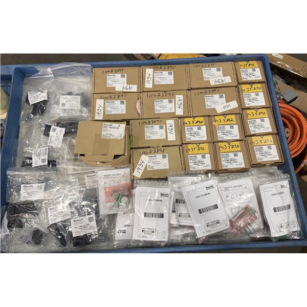 Lot of Assorted Rexroth Switch Brackets, Connecting Kits, Anchor Bolt Items Plus More