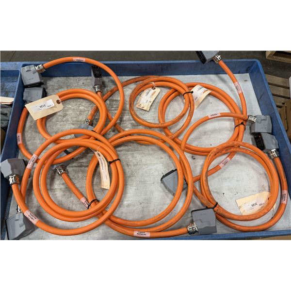Lot of (6) Rexroth #RKH0011 / #R911370932 Cables