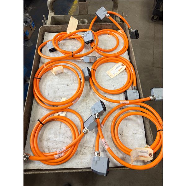 Lot of (6) Rexroth #RKH0011 / #R911370932 Cables