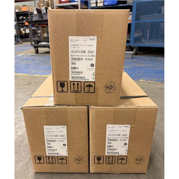 (3) Rexroth #R914503353 / KSM02.1 Indradrive MI Servo Motors