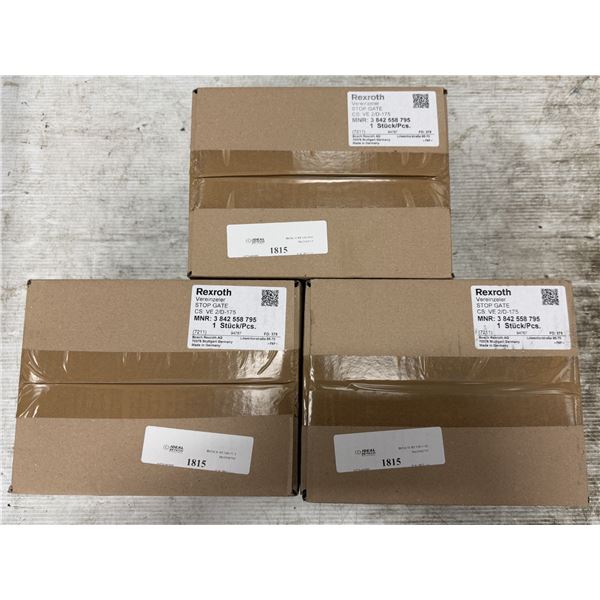 (3) Rexroth #3 842 558 795 / VE 2/D-175 Stop Gates