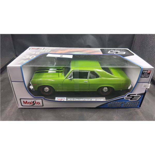 NIB 1:18 scale die cast special addition 70 Chevy Nova SS