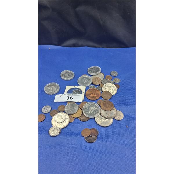 Approx 20 vintage coins