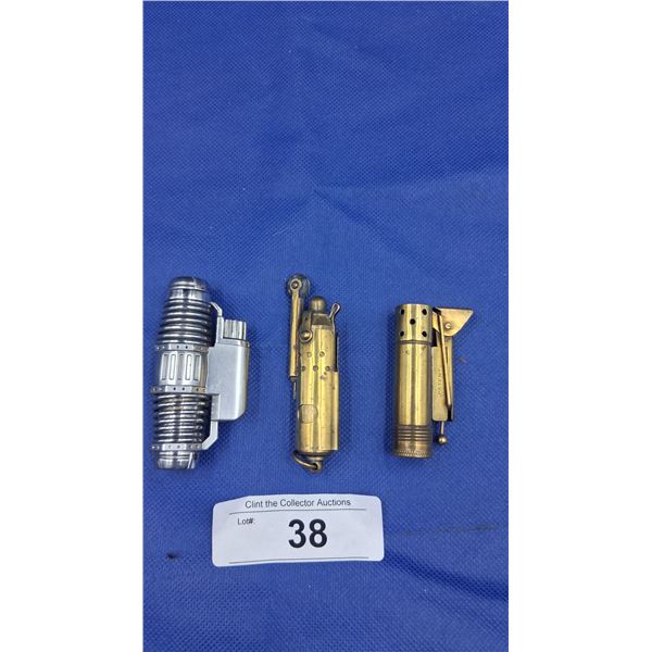3 vintage lighters