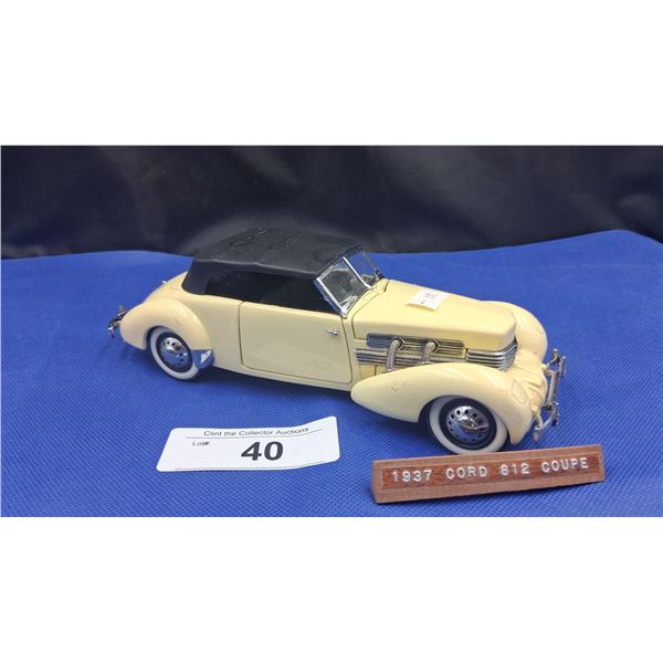 Franklin Mint 1:24 scale 1937 Cord 812 Coupe